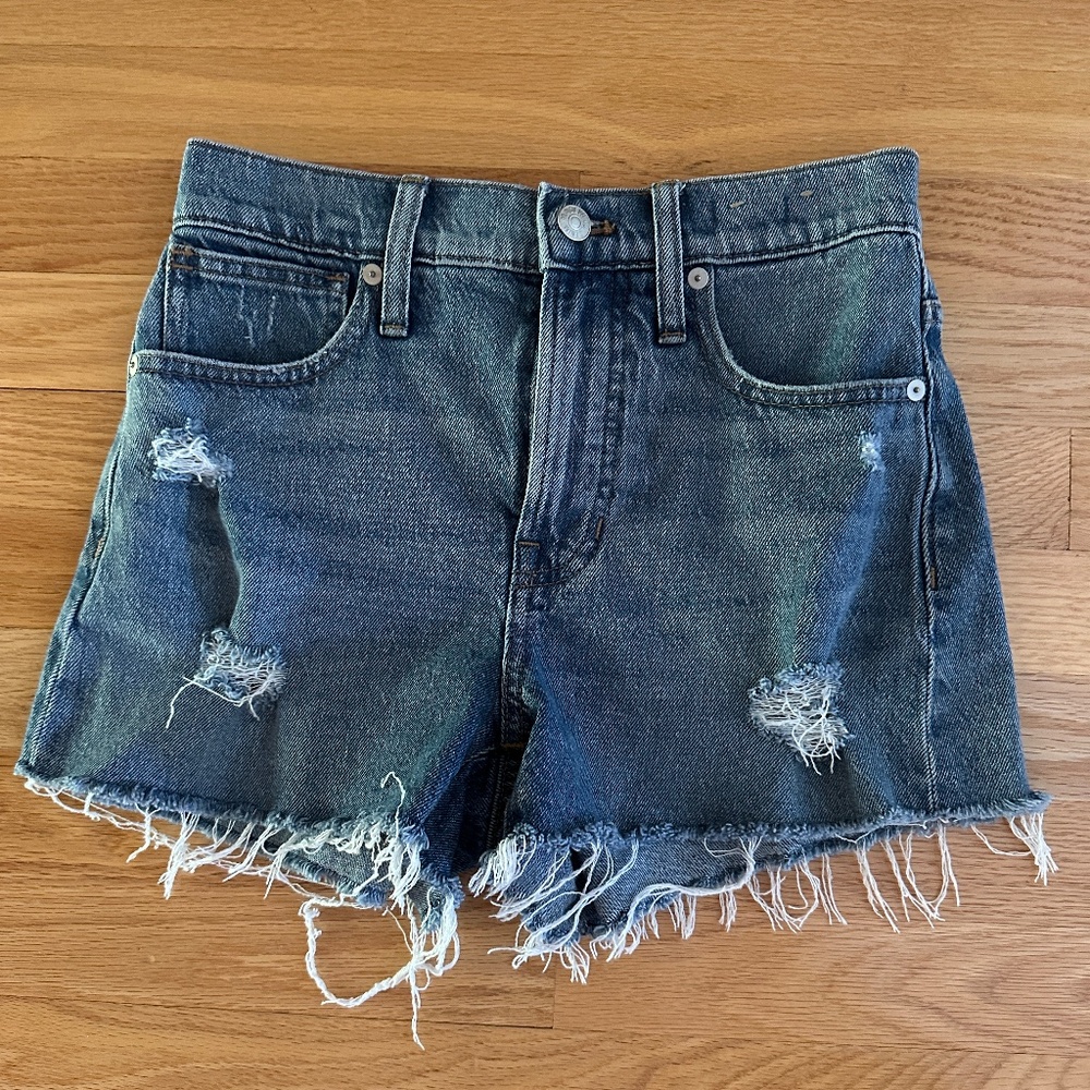 Madewell The Perfect Jean Short Size 25 Cut Offs
